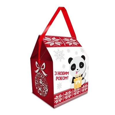 Новогодняя упаковка "Большая панда" 1100 г 15 фото