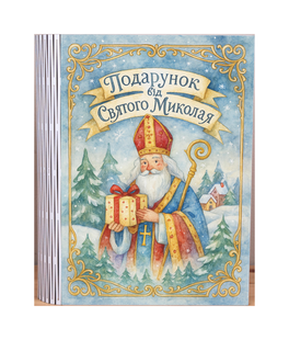 Подарочный набор "Подарок от Святого Николая" Коробка-книга Д-07-ДКР12 фото